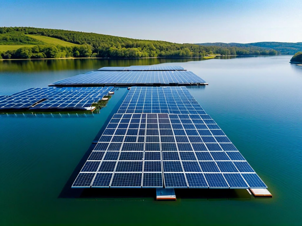 Islas fotovoltaicas flotantes